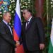 Глава Таджикистана первым поздравил Путина с победой на выборах президента