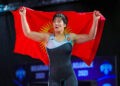 Кыргызстанка Айпери Медет кызы завоевала очередное «золото» и стала двукратной чемпионкой Азии по борьбе
