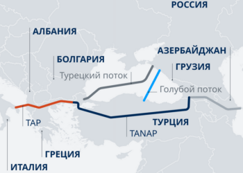 Anadolu: Туркменистан начнет поставки газа в Турцию через Азербайджан и Грузию