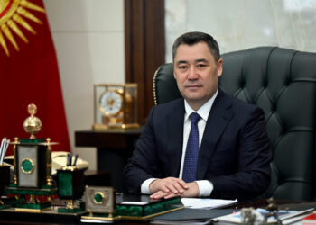 Садыр Жапаров выступил с речью, в связи с 30-летием защиты прав ребенка в Кыргызстане