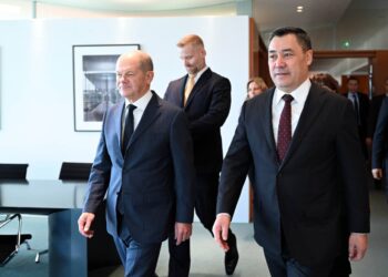 Что обсудил глава Кыргызстана с федеральным канцлером Германии Олафом Шольцем?