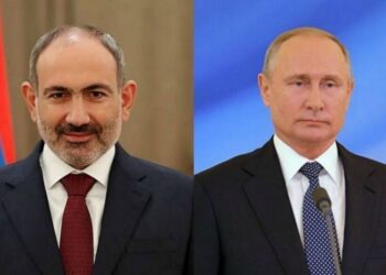 Путин и Пашинян обсудили итоги председательства Армении в ЕАЭС