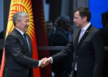 Встреча председателя правительства Кыргызстана с послом Великобритании