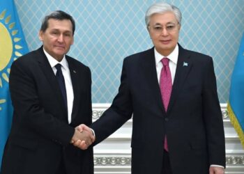 Встреча Токаева с главой МИД Туркменистана в Астане