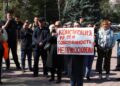 Митинг в центре Бишкека: «Просим наложить вето на Земельный кодекс. Он противоречит Конституции»