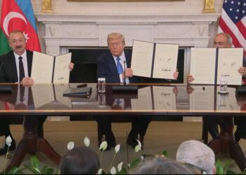 Алиев, Пашинян и Трамп — тройственный союз и подписание исторического соглашения (видео)
