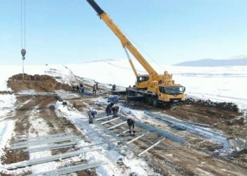 В Азербайджане начато строительство линии электропередачи в Нахичеван через Армению