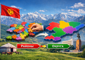 Кыргызстан меняет административную карту страны: вместо районов — округа