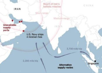 The New York Times: ВМС США столкнулись с серьёзными логистическими проблемами на Ближнем Востоке